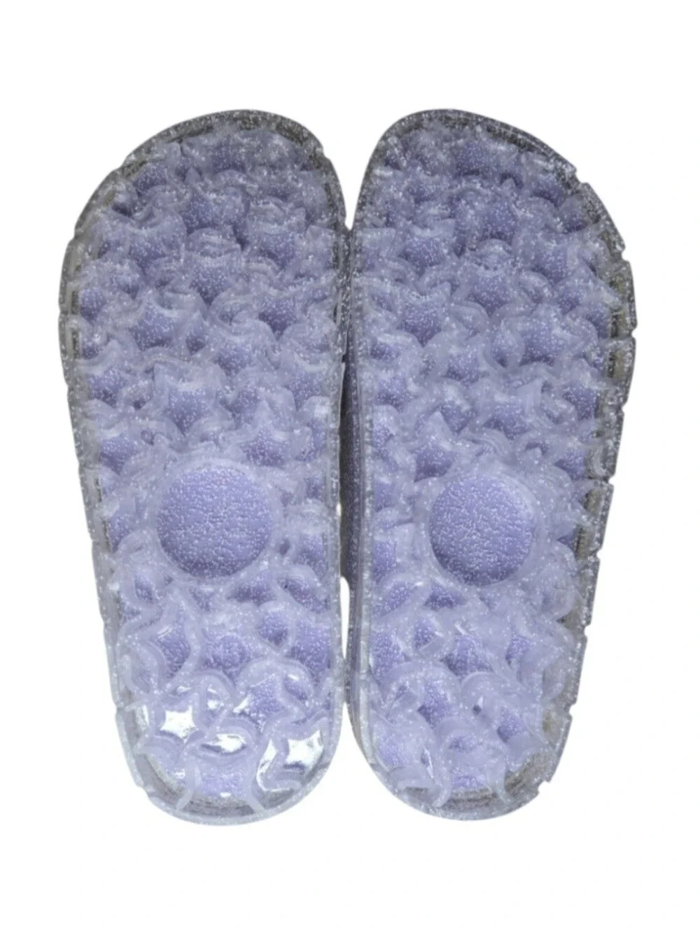 Wonder Nation Two Buckle Jelly Sandals in Lilac, Size 11 Toddler Girls NWT!